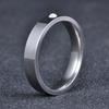 Luxury CZ Crystal Rhinestone Finger Ring 316L Stainless Steel Wedding Rings For Women Female Engagement Jewelry R17153