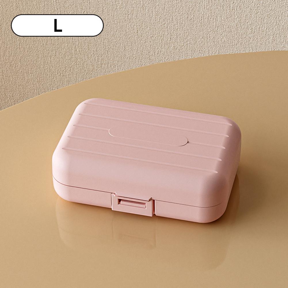 Kleine Pillenbox mit Fächern Tragbare Pillendose Auslaufsicher Medikamenten-Pillenspender Reise Ältere Tägliches Pillenmanagement