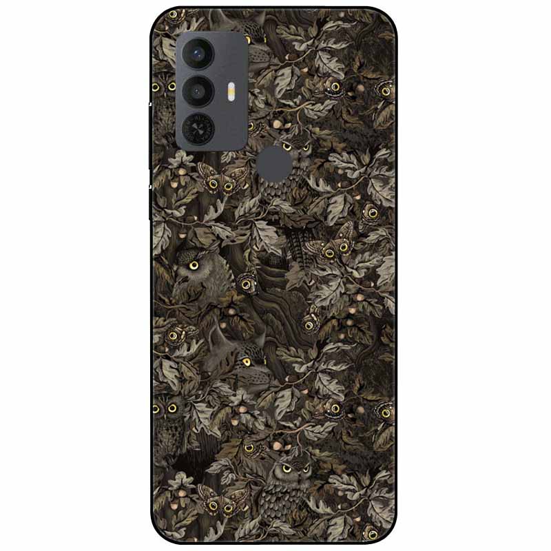 Phone Cover For Alcatel 1V 2021 Case Silicone Lovely Black Bumper Soft TPU Coque for Alcatel 1V (2021) 6002A 6002D 1 V Shells