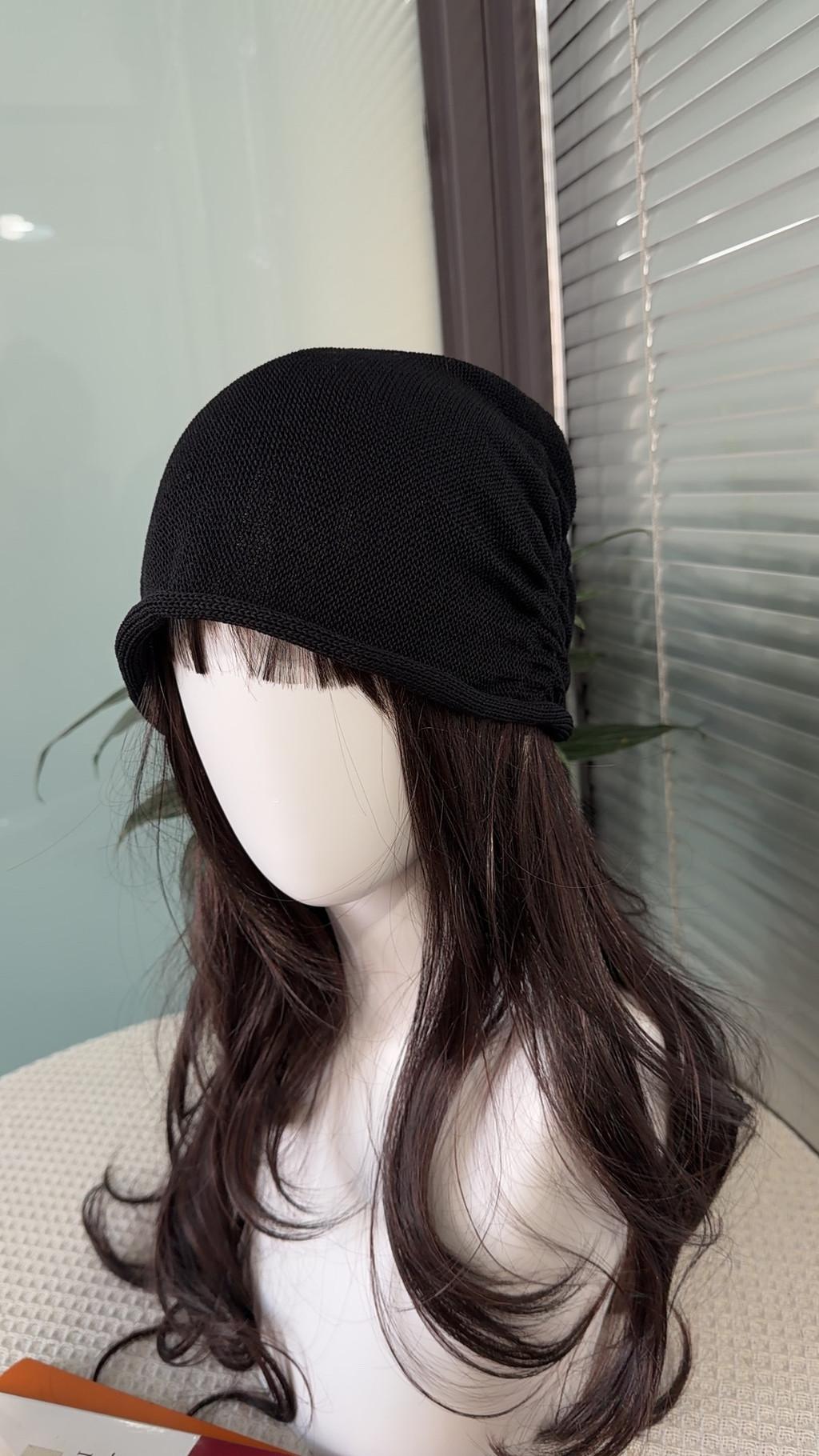 

Linen Summer Hat With Rolled Brim For Casual Outdoor Wear чорний
