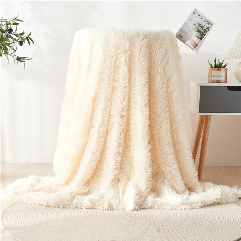 Plush Velvet Double-Layer Blanket for Kids Sofa or Quilt Cover