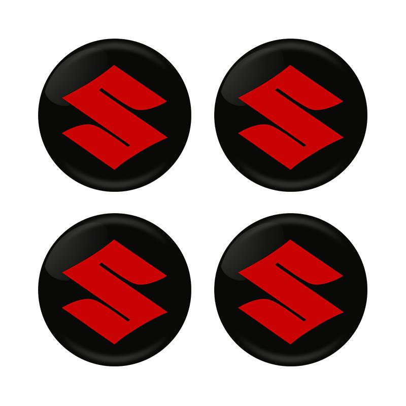 4PCS 56MM Wheel Hub Cap Sticker Car Caps Rim Stickers Badge Cover Decoration For Suzuki JIMNY Grand Vitara Sx4 Swift Alto