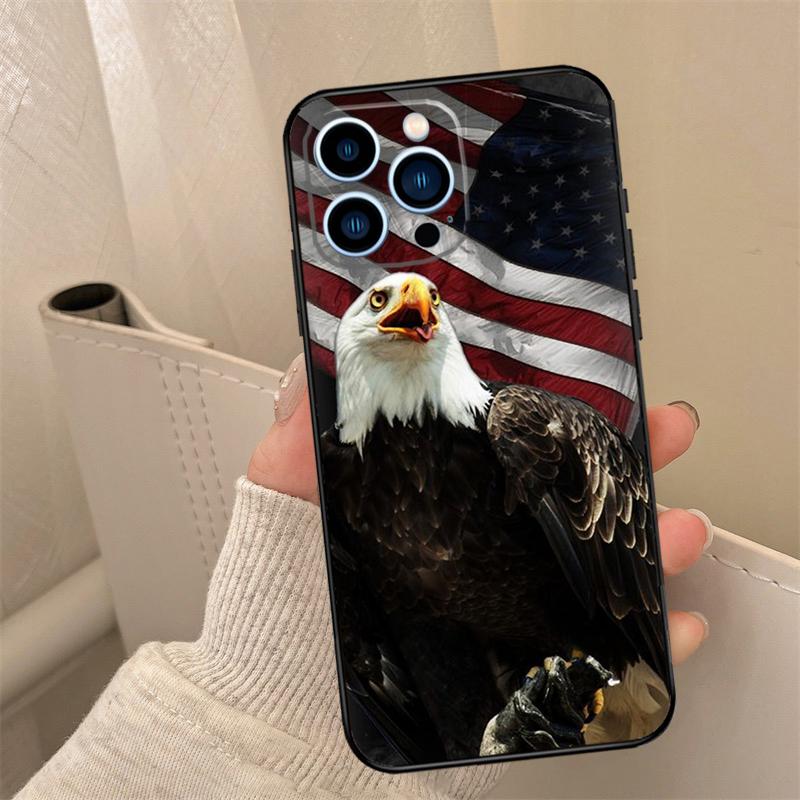 Flag American USA Flag Phone Case For iPhone 16 15 11 13 12 14 Pro Max 13 Mini 7 8 14 Plus XS Max X XR Cover