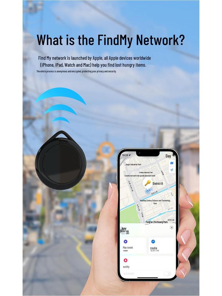 Apple Find iTag: Global GPS Anti-Loss Locator for Elderly & Children with Bluetooth