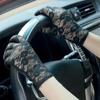 Thin Sunscrean Gloves Sun Protection Mesh Hollow Gloves Lightweight Lace Flower Gloves  Riding