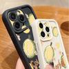 For iPhone 16 Pro Max Fruit Print Phone Case For iPhone 16e 15 14 13 12 Pro Max Plus 11 XR XS TPU Soft Shockproof Case Cover