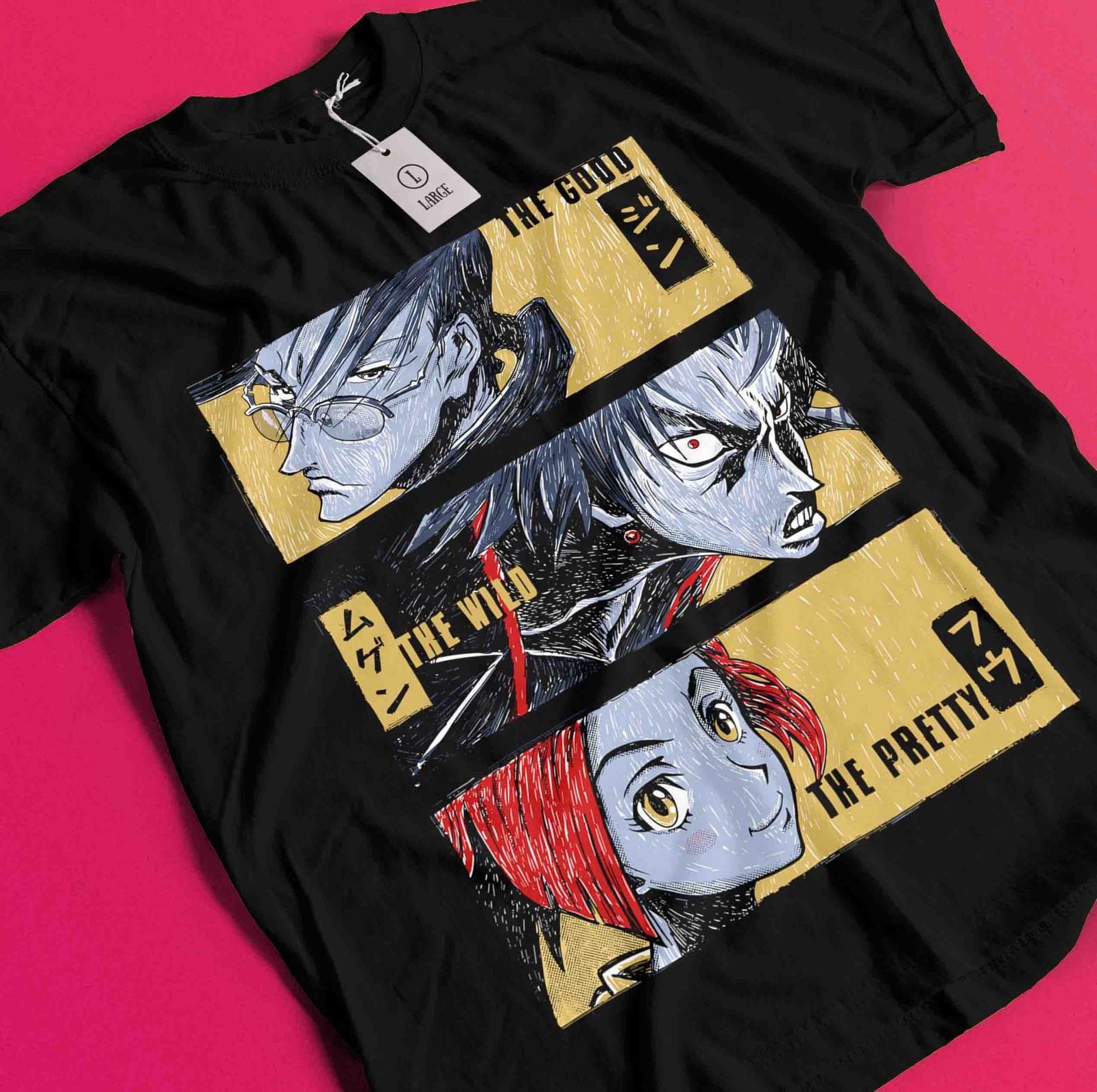 Самурайский чамплуру Рубашка Муген Футболка Фуу Футболка Джин Кария Кагетоки Аниме Футболка BB289 4XL