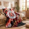 Fulham Football Print Flannel Blanket Soft Warm Sofa Bed Throw Blanket For Home Office Bedroom