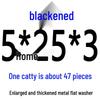 Round Blackened Thickened Metal Washer (M4-M16)