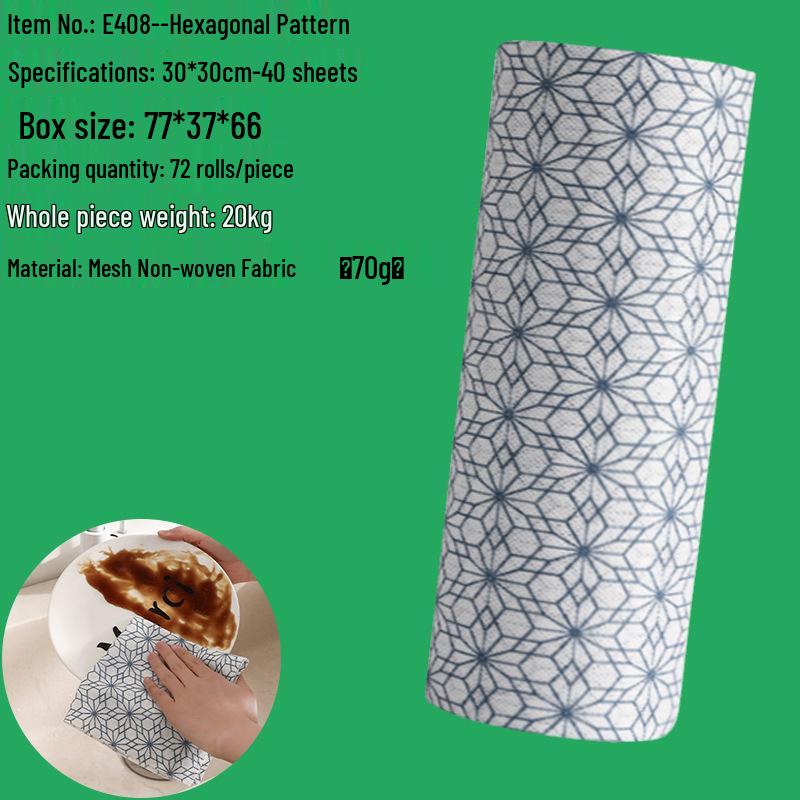 Thick Tearable Kitchen Towels - Absorbent & Easy-to-Clean Dishwashing Wipes