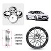 4 SZT 56 60mm Stylizacja Samochodu Dekielki Środkowe Koła Osłona Felgi Emblemat Naklejka Dla Skoda Rapid Octavia A5 RS Kodiaq Fabia A7 2022