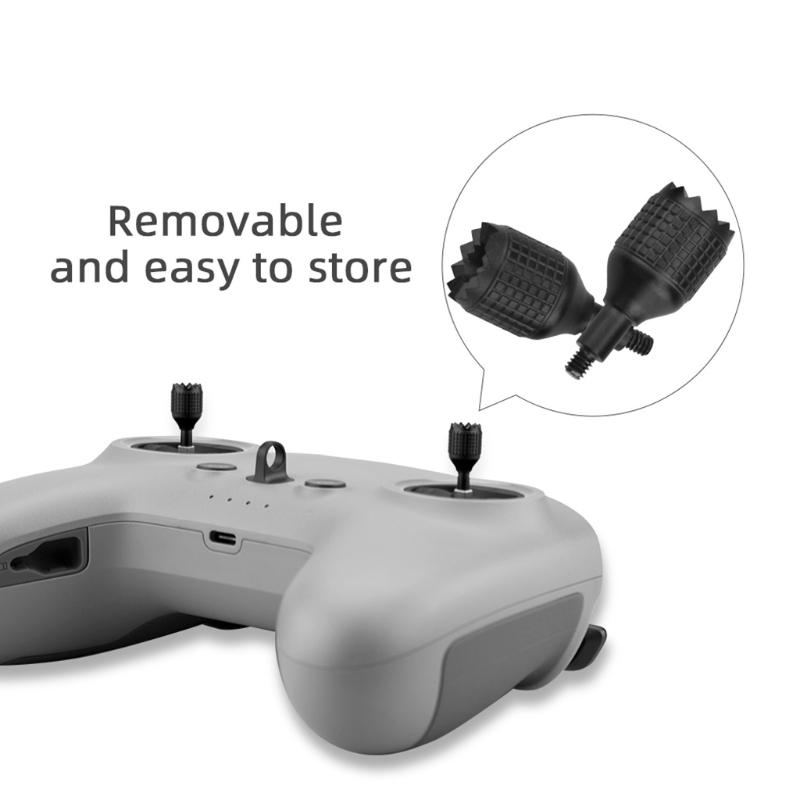 2x Controller Sticks Compatible for FPV  Drones Remote Controller Replacement Thumb  Joysticks Spare Thumbstick