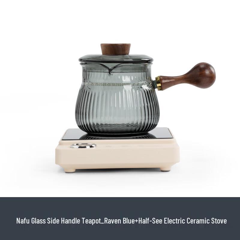 

Nanshan Mr. Heat-Resistant Glass Kung Fu Boiling Teapot Set with Electric Stove