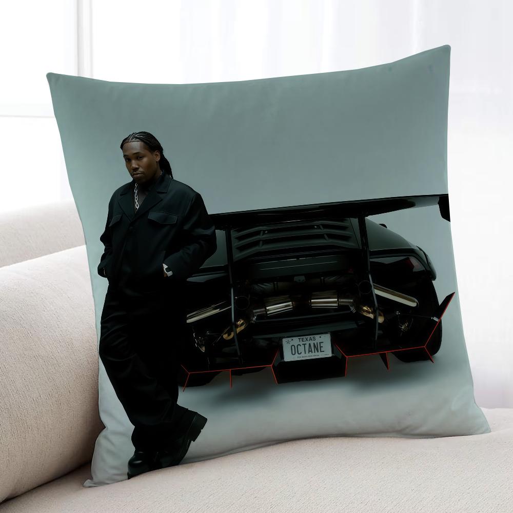 Rapper DDon Toliver Octane cushion cover Home Bedding Sofa living Room pillowcase Simple Soft Skin Cushion Cover Party Gift