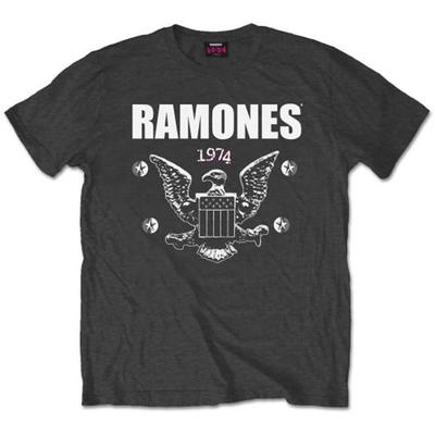 T-shirt Uomo Autorizzata Ramones Aquila 1974-