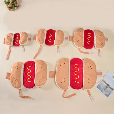 Halloween Dog Clothes Funny Hot Dog Shaped Pet Costume For Small Dogs Cats Adjustable Puppy Dress Up Dachshund Pug Party Suit