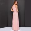 Fashion Elegant Sleeveless Pleated Sexy Long Dress Casual Simple Solid Color Women A-line Party Maxi Dresses Off Shoulder Clothing