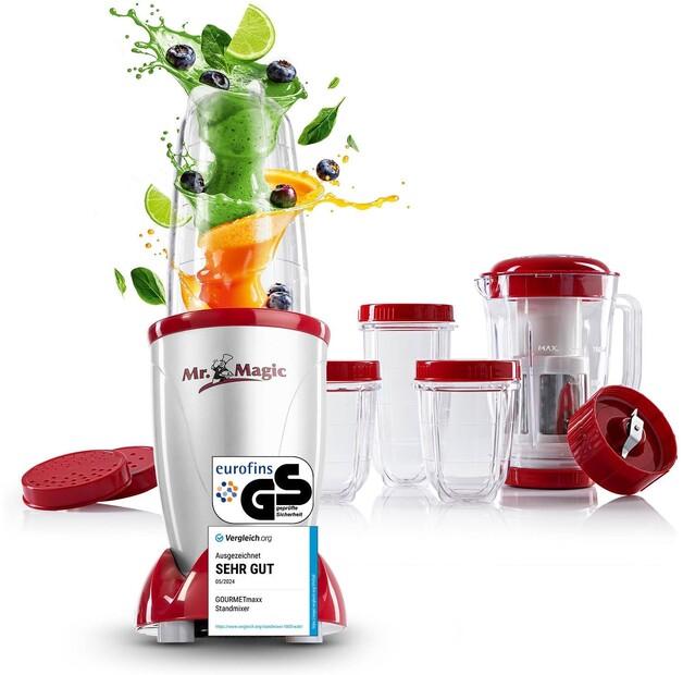Stationary Blender Gourmetmaxx Mr.Magic Silver/red (03806)