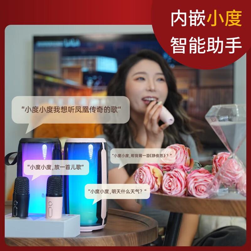 

Newmine M18 Wireless KTV Bluetooth Speaker System with Dual Microphones