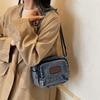 New Denim Bag 2026 Trendy Versatile Commuter Shoulder Messenger Bag Large Capacity Niche Design Bag