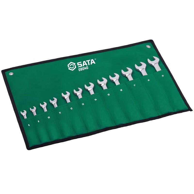 SATA 09040 12-Piece Combination Ratchet Wrench Set