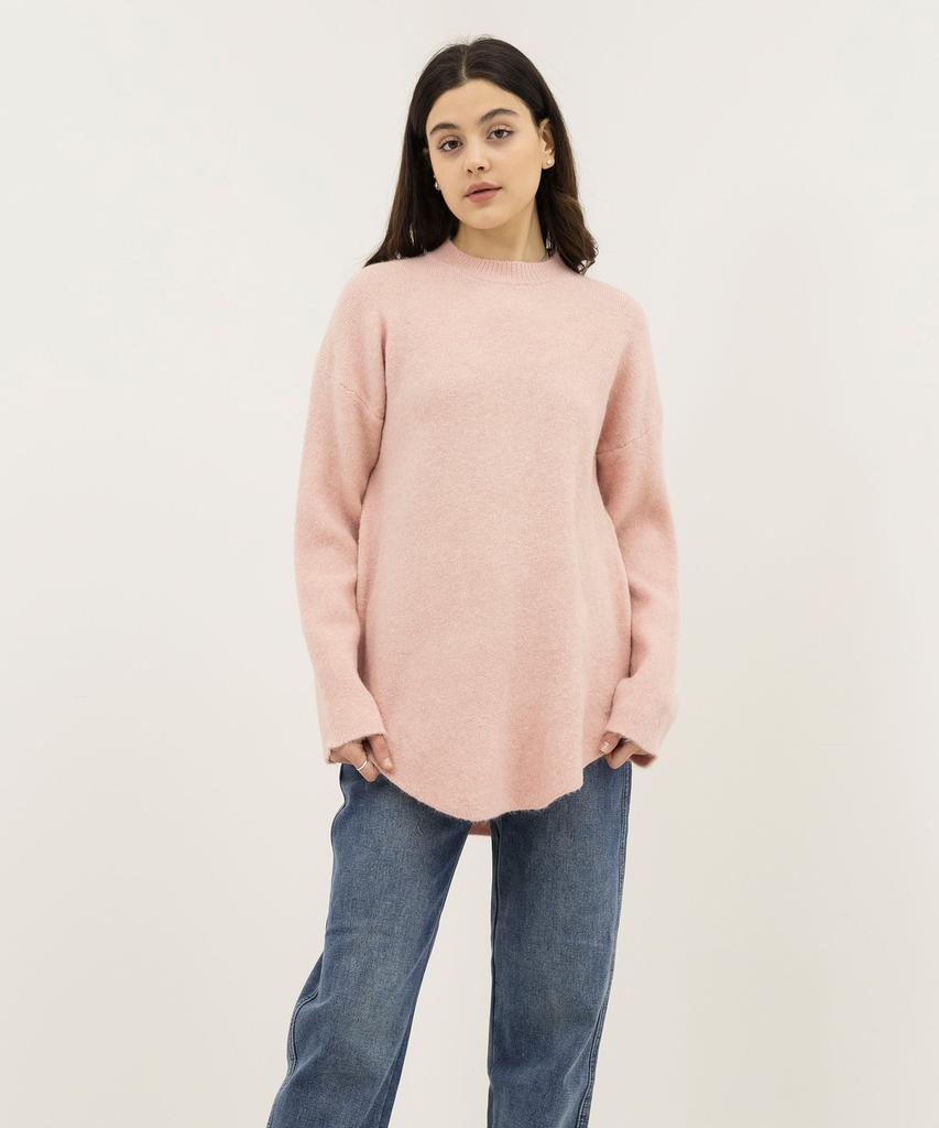 HYFVE Lovely Oversized Fudge Long Sleeve Sweater