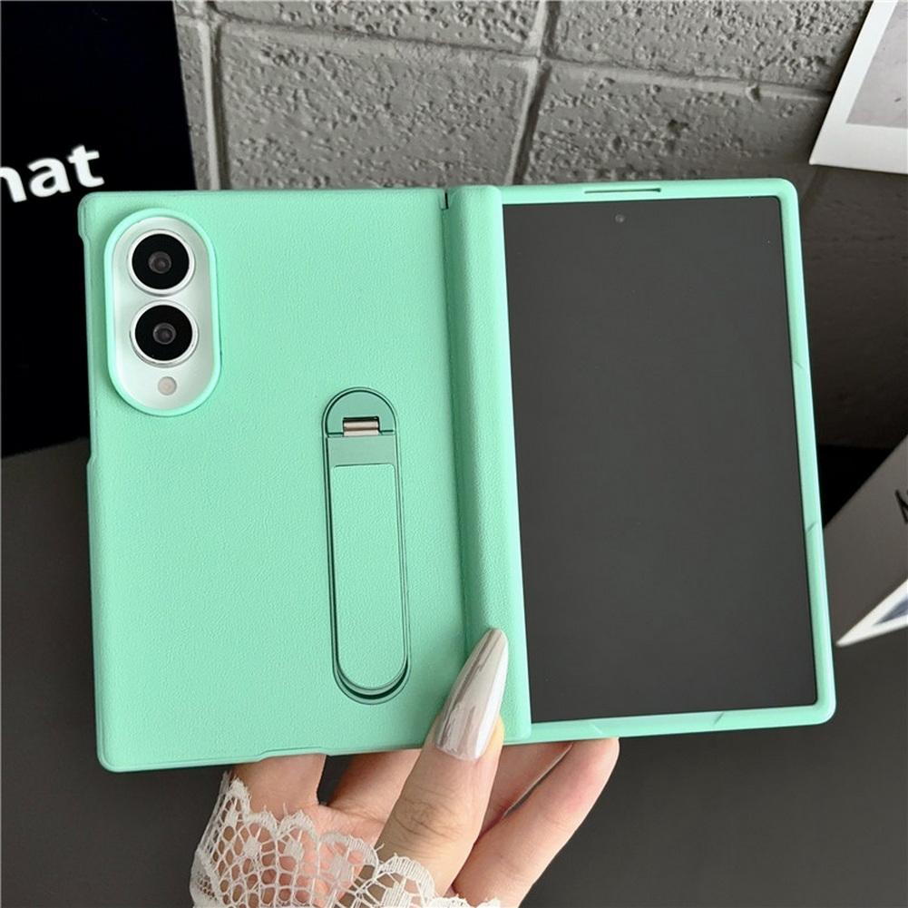 Invisible Stand Holder Magnetic Rotating Phone Case for Samsung Galaxy Z Fold 8 All-inclusive Front Glass Protector Cover