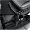 For Tesla Model Y Accessories    2024 2025, TPE Front Seat Storage Box Organizer with Trash Can Function