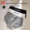 Maoren Women's Pure Cotton Antibacterial Athletic Underwear 3-Pack