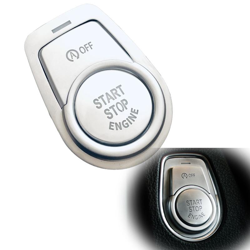 Car Engine Start Stop OFF Button Cover Frame Sticker Fit For BMW 1 2 3 4 GT4 Series F22 F20 F30 F32 F34 F35 Auto