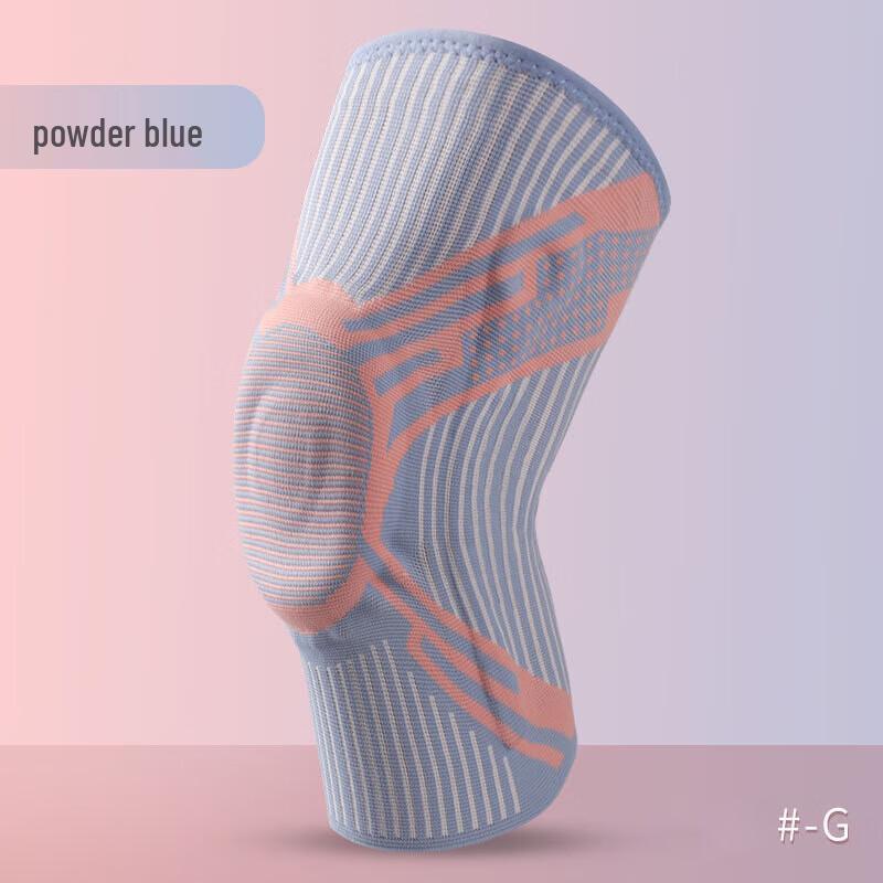 CNMF Silicone Gel Spring Support Knitted Sports Knee Pad M