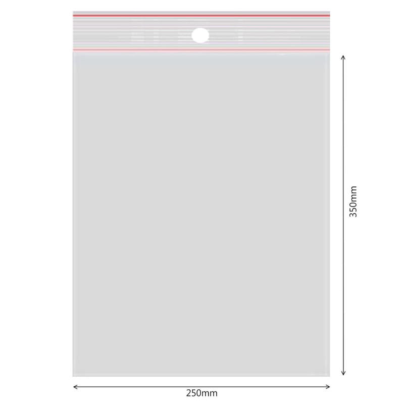 Ziplock bags 250x350 - 100 pieces
