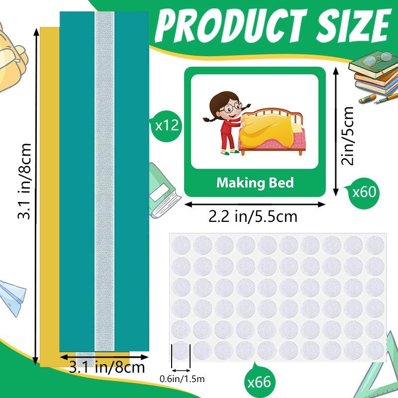 Kids Early Education Visual Daily Schedule Planning Cards For Children Good Habit Cultivation