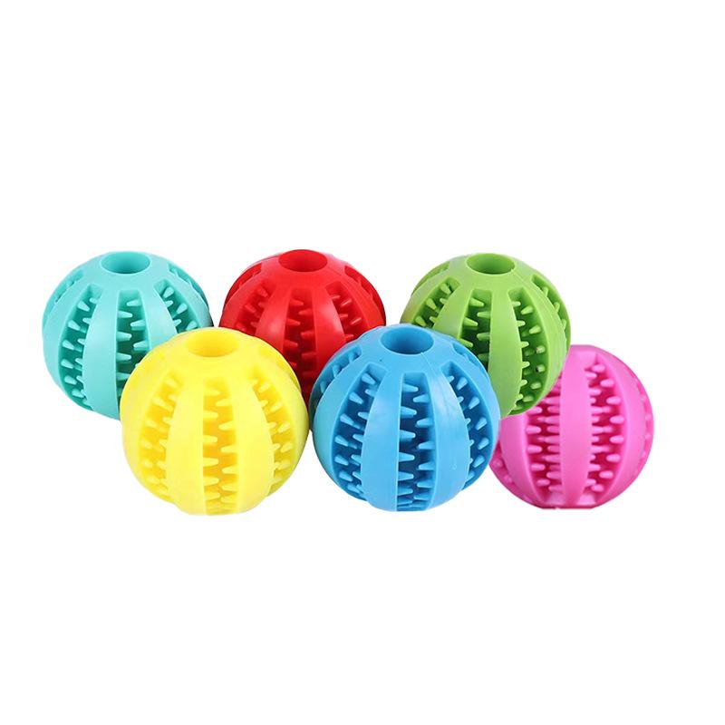 

Pet Dog Teething Toys Leak Proof Anti-Boring Biting Training Toy Balls Cross-Border Pet Supplies