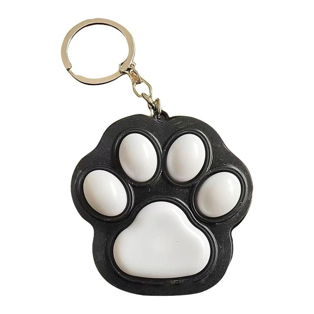 Jucărie de deget Breloc cu lăbuță de pisică Desen animat Lăbuță de pisică Tastatură Buton Gheară de pisică Pandantiv Pandantiv pentru geantă