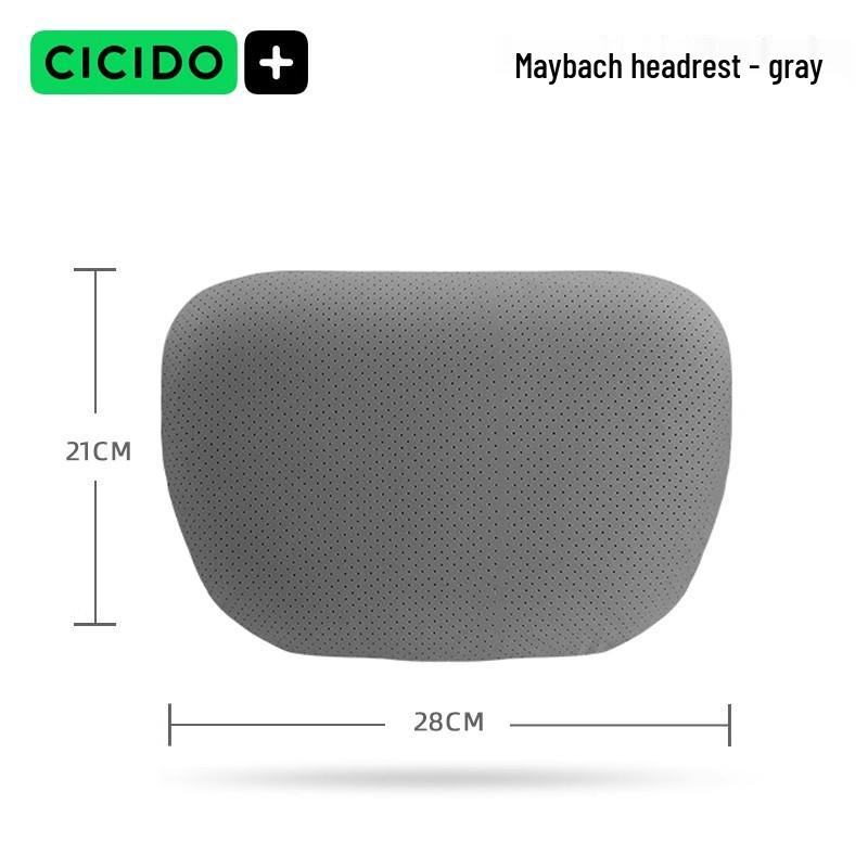 Car Headrest for Mercedes, Maybach, BMW, Tesla - Neck and Lumbar Support