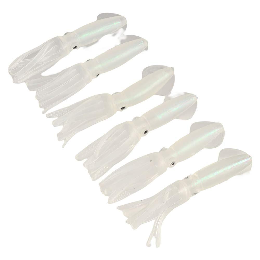 

Colorful Tube Luminous Squid Soft Bait Artificial Bionic Octopus Saltwater Freshwater Green