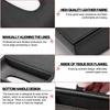 1pcs Car Tissue Box Holder Armrest Box Storage Case Emblem for Toyota TRD Corolla Camry Rav4 Yaris Hilux Prius Auris Car Accessories