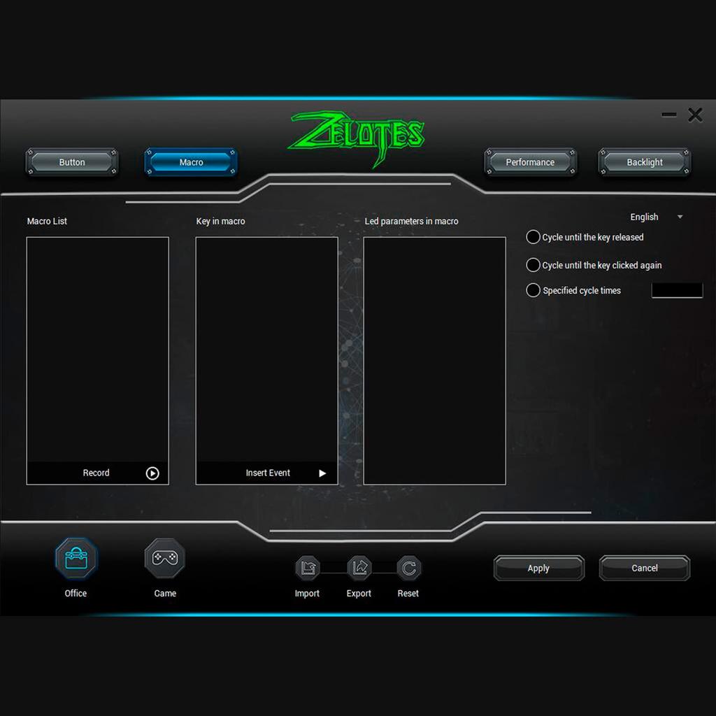 KOCAN Gaming Vertical Optical Ergonomic Black T-50 Mouse, Wired, 9-Key Mouse, 6-Gear DPI, Design,