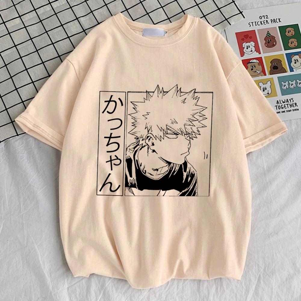 My Hero Academia shirt girl Psychedelic Graphic Punk 2000s t shirt Gothic kawaii Y2k harajuku 2000s 80s