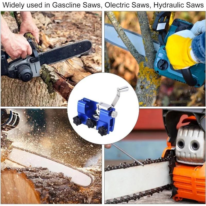 Woodworking Grinding Stones Portable Chainsaw Sharpener Electric Grinder Tool Chain Sharpening Dropshipping Easy To Use