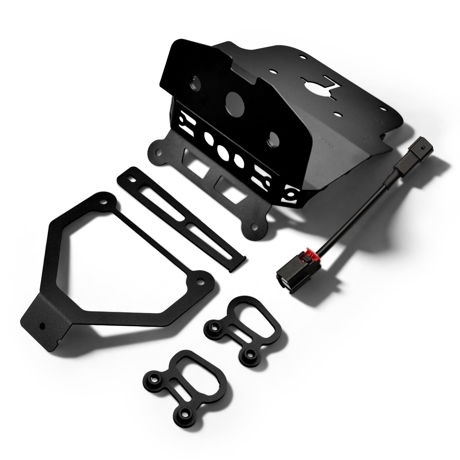 CHINGLAY Motorcycle License Plate Compatible with Z900RS Fender Eliminator Tail Extension Aluminum Rear License Plate Angle Custom Use Bracket