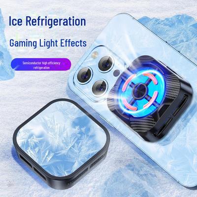 High-Power Magnetic Semiconductor Mobile Game Radiator with Back Clip Cooling