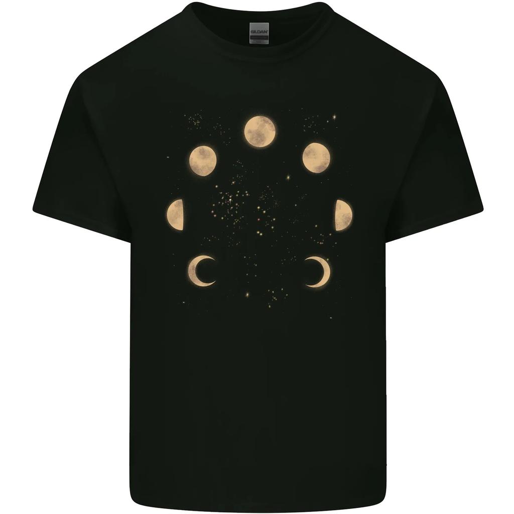 Moon Phases Eclipse Full Moon Supermoon Kids T-Shirt Childrens