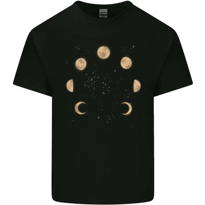 Mondphasen Finsternis Vollmond Supermond Kinder T-Shirt Kinder