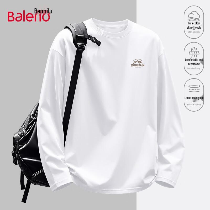 Baleno Unisex Cotton Long Sleeve T-Shirt