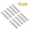 10Pcs Floor Shovel Scraper Blade Replacement Refined Remove Stains Silver 100X18mm Accessories Ceramic Cleaning Tools Metal