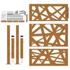 Garden Gate 100 X 125 Cm Corten Steel Light Design