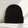 Solid Color Simple Knitted Hat for Women Autumn and Winter Warm Woolen Hat New Pullover Hat  Versatile Cold Hat for Men