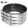Guxiang Stainless Steel Drain Pipe Clamp with Rubber Ring